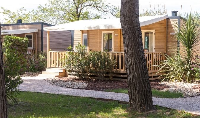 camping bosquet mobil home premium