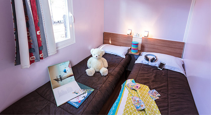 chambre enfant du mobil-home Classic