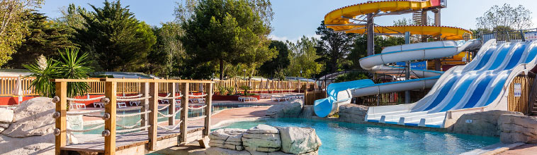 l'un des parcs aquatiques du camping Marina de Canet