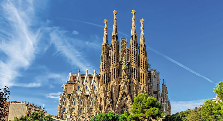 sagrada familia à Barcelone, Espagne