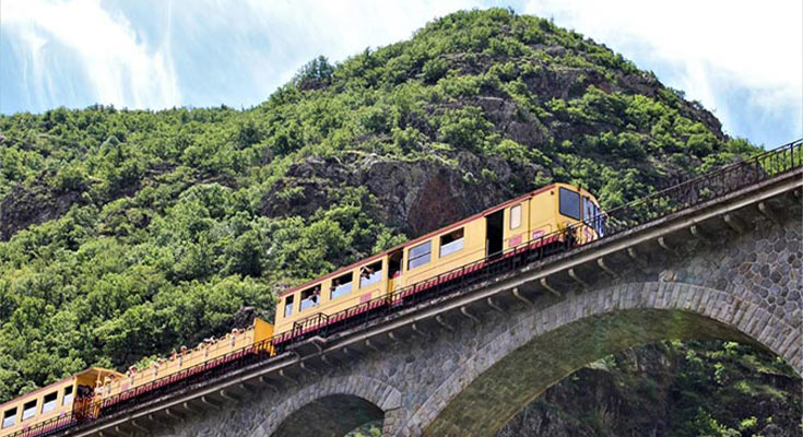 découverte train jaune de conflent