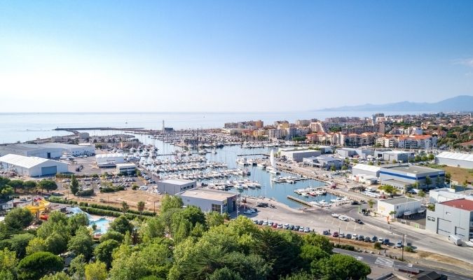 Le port de Canet en Roussillon