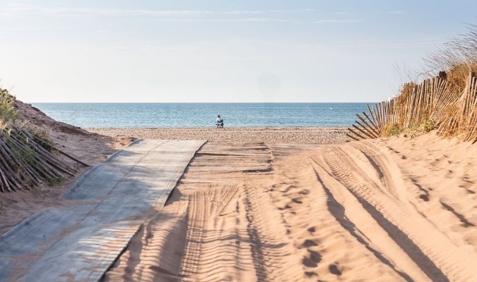 plage camping marina canet occitanie