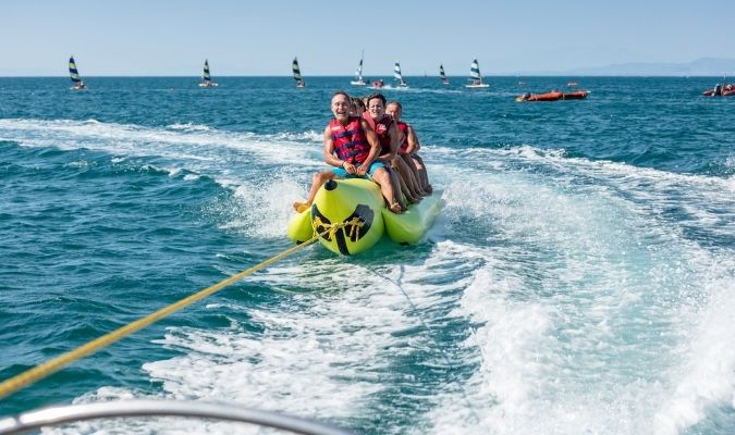 activité Banane tractée en mer